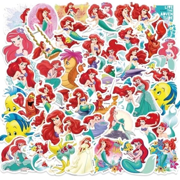 The Little Mermaid Stickers - Picture 1 of 7